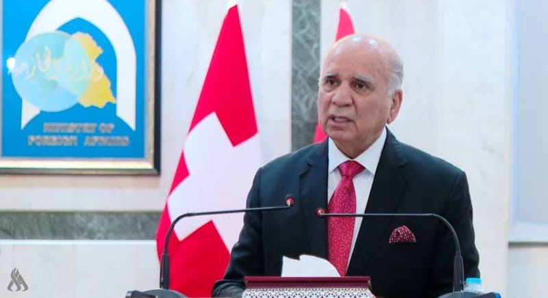 وزير الخارجية: ناقشنا مع الجانب السويسري تسهيل منح سمات الدخول للعراقيين