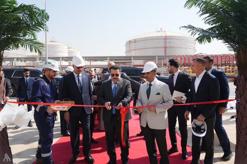 رئيس الوزراء يفتتح وحدة التكسير في مصفى الشعيبة