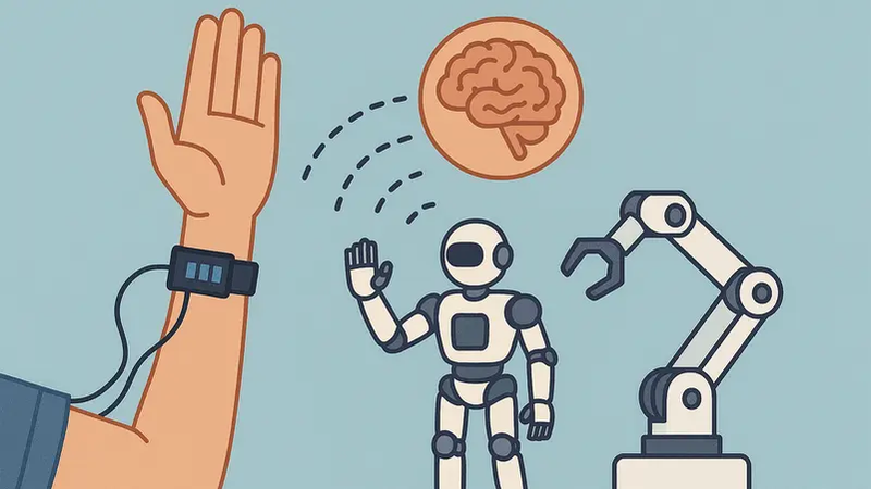 مهندسون يطورون جهاز ذكي يترجم الإيماءات إلى أوامر روبوتية دقيقة
