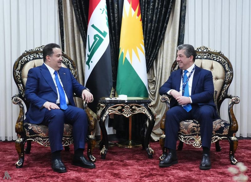 رئيس الوزراء ومسرور البارزاني يؤكدان أهمية اعتماد الحوار لتعزيز التضامن الوطني