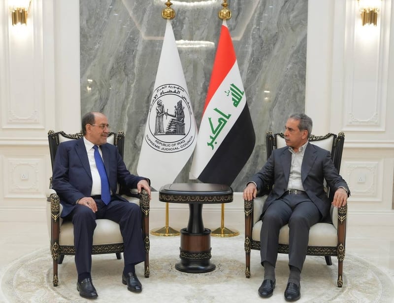 القاضي زيدان والمالكي يبحثان الجهود المبذولة لإكمال الاستحقاقات الدستورية