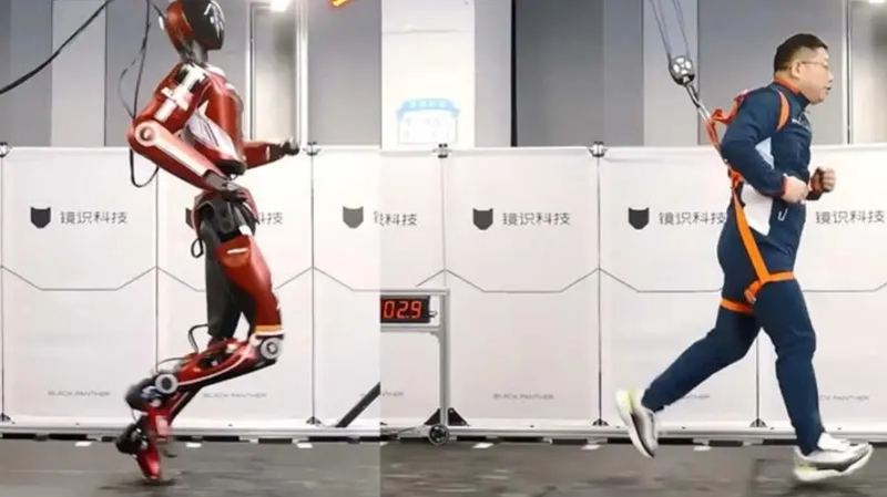 أسرع روبوت بشري في العالم يركض بسرعة 22 ميلًا في الساعة