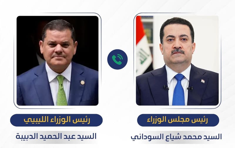 رئيس الوزراء ونظيره الليبي يؤكدان ضرورة تكثيف الجهود الدبلوماسية لاحتواء التوتر