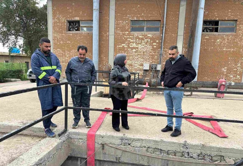 بتوجيه المدير العام لدائرة مجاري بغداد محمود عزيز .. تطبيق خطة طوارئ الأمطار ومتابعة جاهزية المحطات والمشاريع