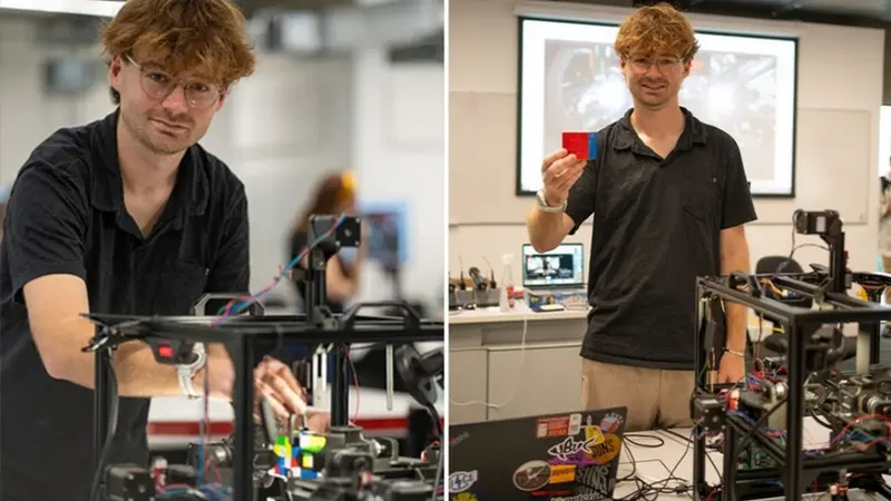 بعد 10 سنوات.. روبوت يحطم الرقم القياسي العالمي لحل مكعب روبيك متفوقًا على البشر