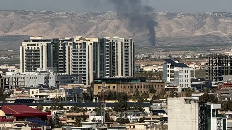 4 انفجارات تدوي في أربيل شمالي العراق.. والدخان يتصاعد