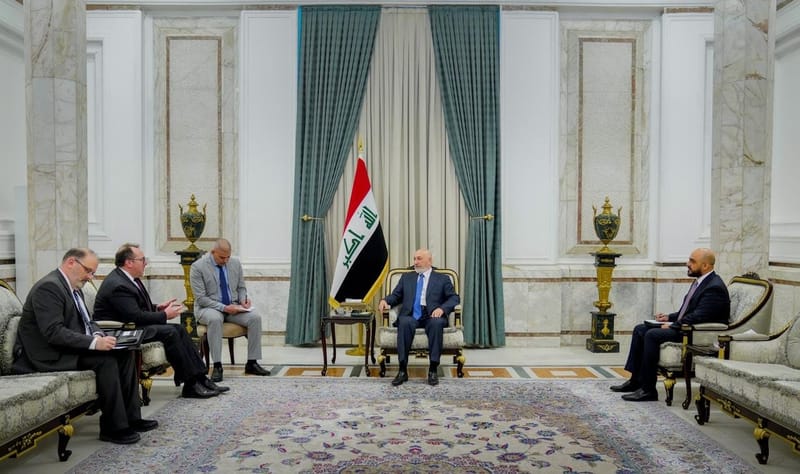 رئيس الجمهورية يؤكد للقائم بأعمال السفارة الأمريكية أهمية خفض التصعيد في المنطقة