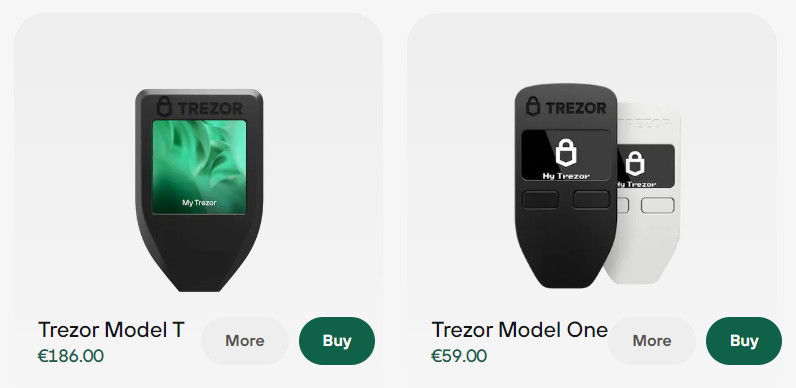 Trezor Hardware Wallet - The original and most secure hardware wallet. Discover the secure vault for your digital assets. Store bitcoins, litecoins, passwords, logins, and keys without worries