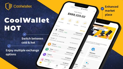 CoolWallet HOT, CoolWallet App