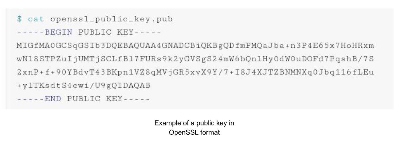 Public key