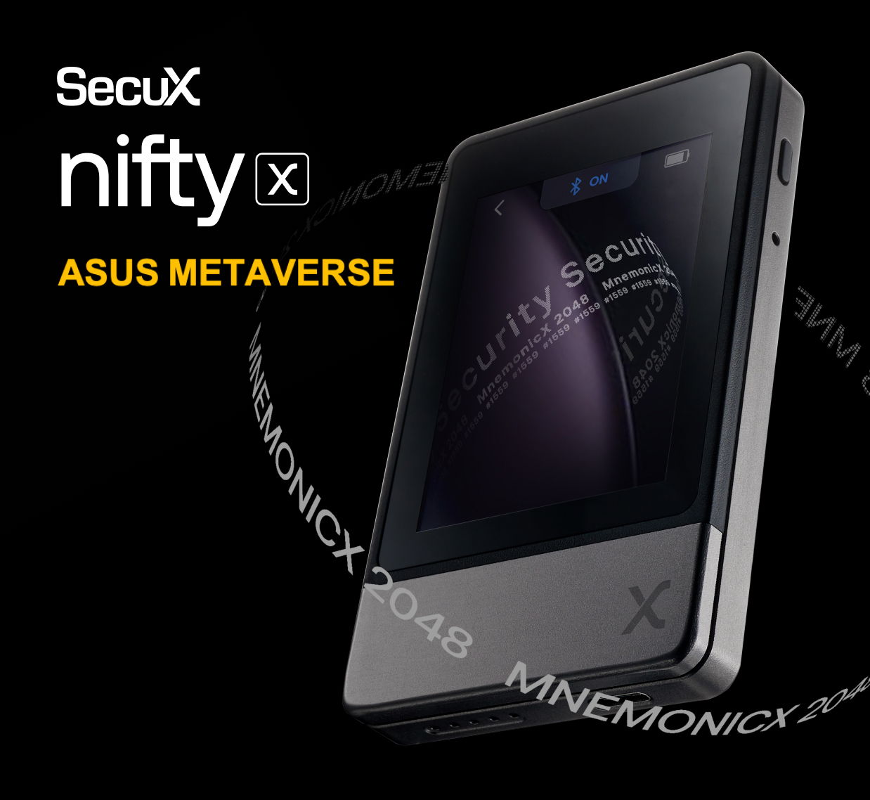 MnemonicX 2048 Soulbound Cold Wallet NFT SecuX ASUS Metaverse