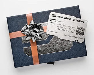 Give MATERIAL BITCOIN wallet as a gift