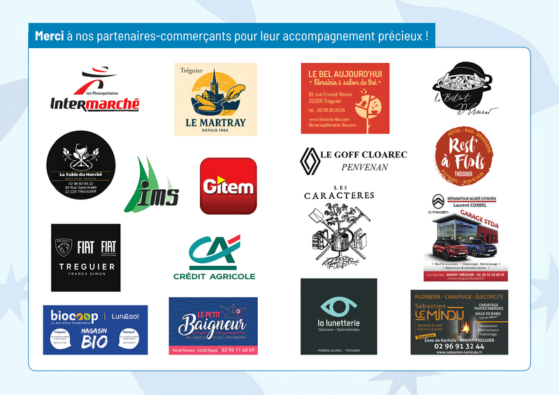 NOS PARTENAIRES COMMERCANTS !