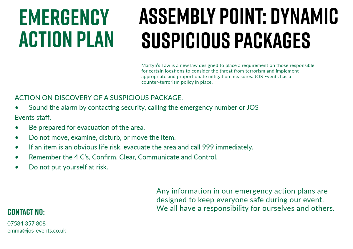 Emergency Action Plans