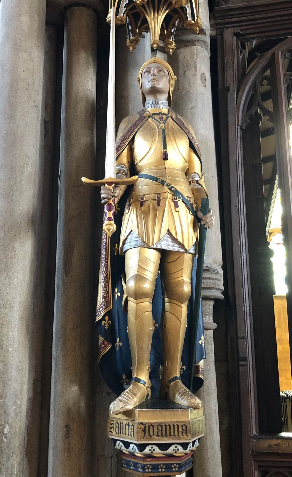 Joan of Arc: Patron Saint of France. A symbol of freedom and independence