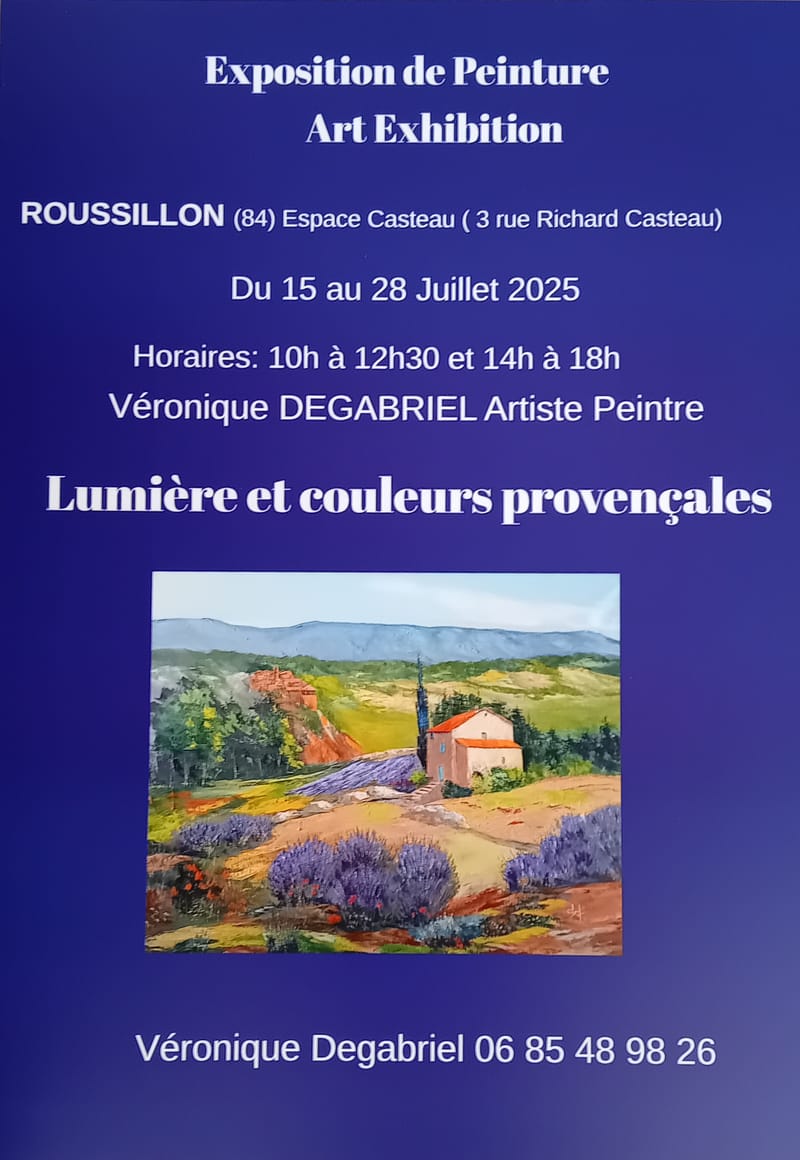 Exposition de peinture Véronique Degabriel