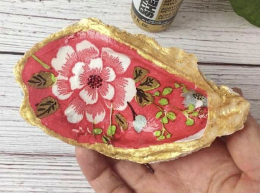 Adult Craft: Oyster Shell Trinket Dishes