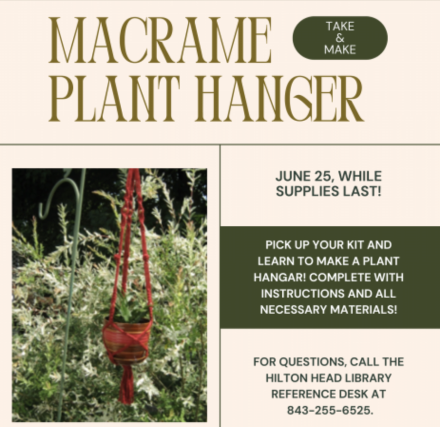Macrame Plant Hanger: Take and Make Kits