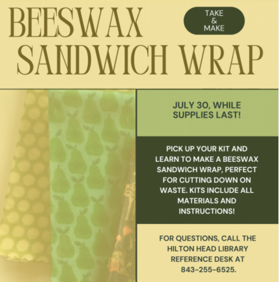 Beeswax Sandwich Wrap: Take and Make Kits