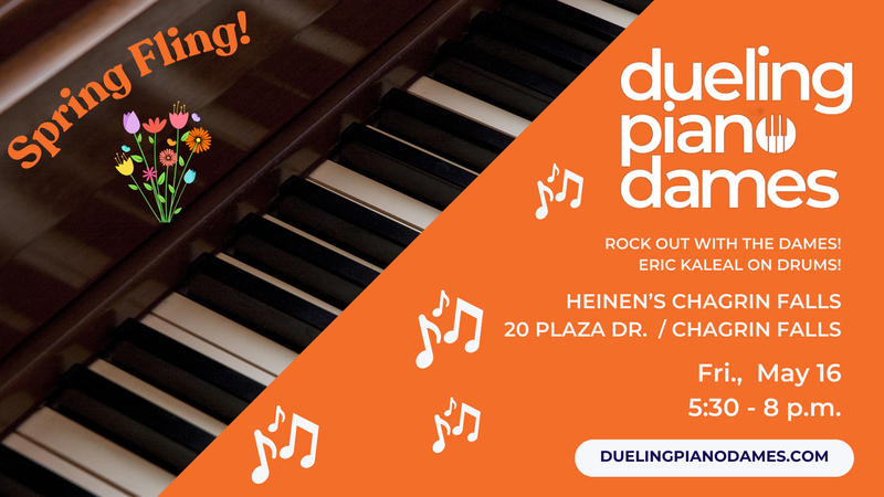 Dueling piano Dames Trio plays Heinen's