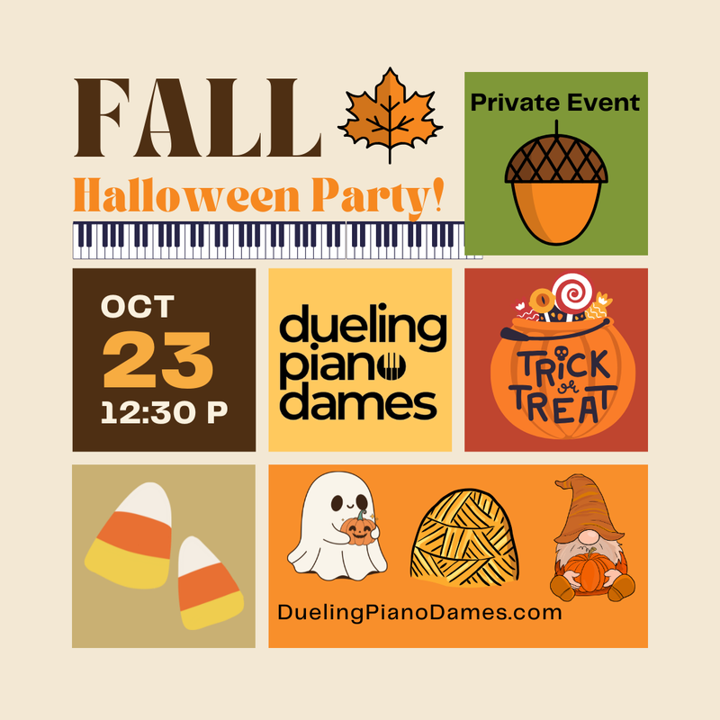 Dueling Piano Dames play Private Halloween Party