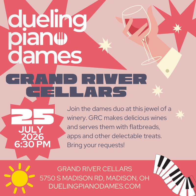 Dueling Piano Dames Play Grand River Cellars