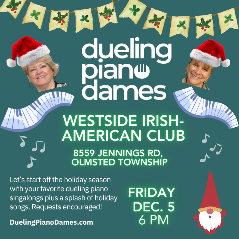Dueling Piano Dames play Westside Irish American Club