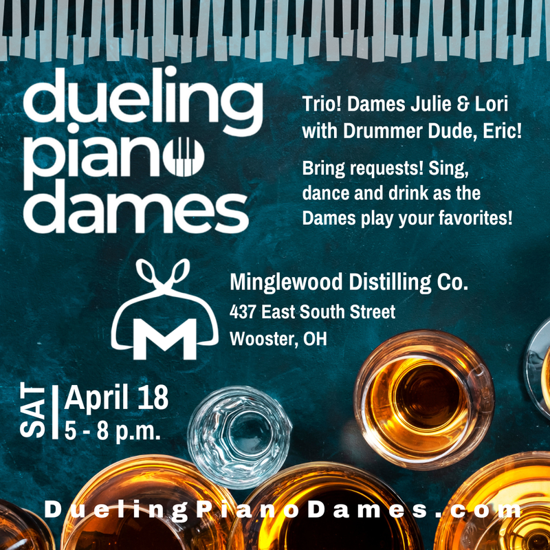 Dueling Piano Dames Trio plays Minglewood Distilling Co.