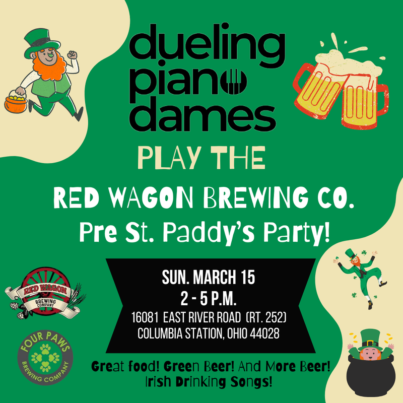 Dueling Piano Dames play Red Wagon's St. Patrick's Day Party