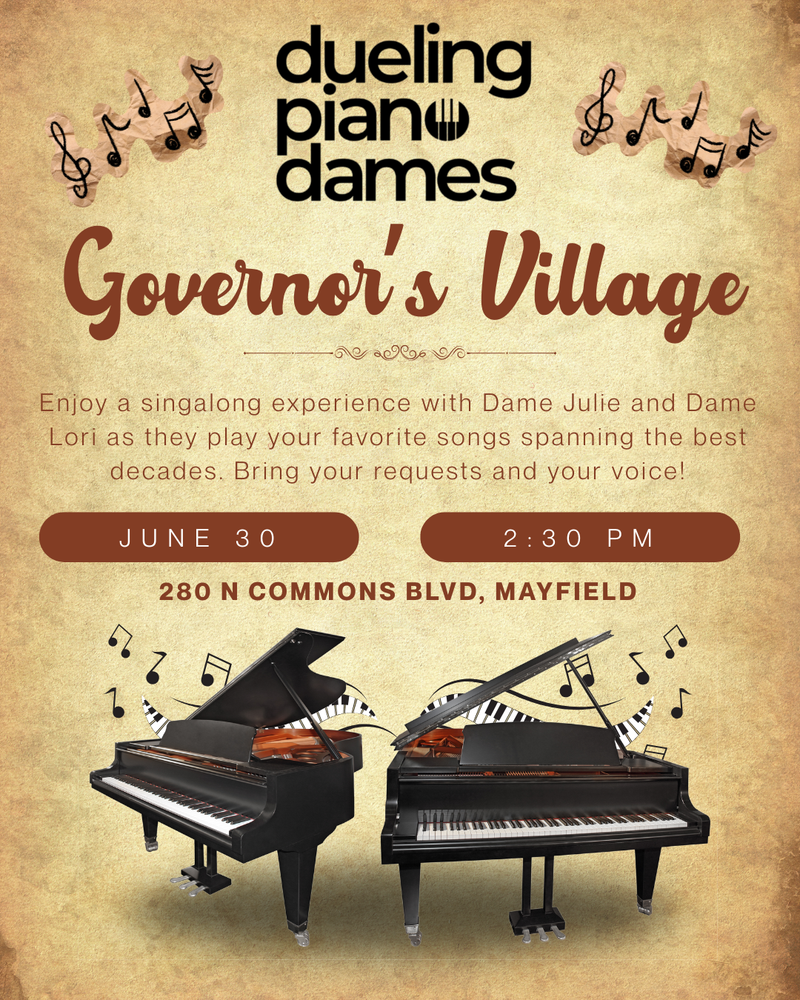 Dueling Piano Dames play Governor's Village