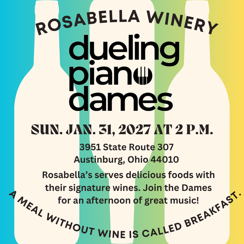 Dueling Piano Dames Play Rosabella Winery
