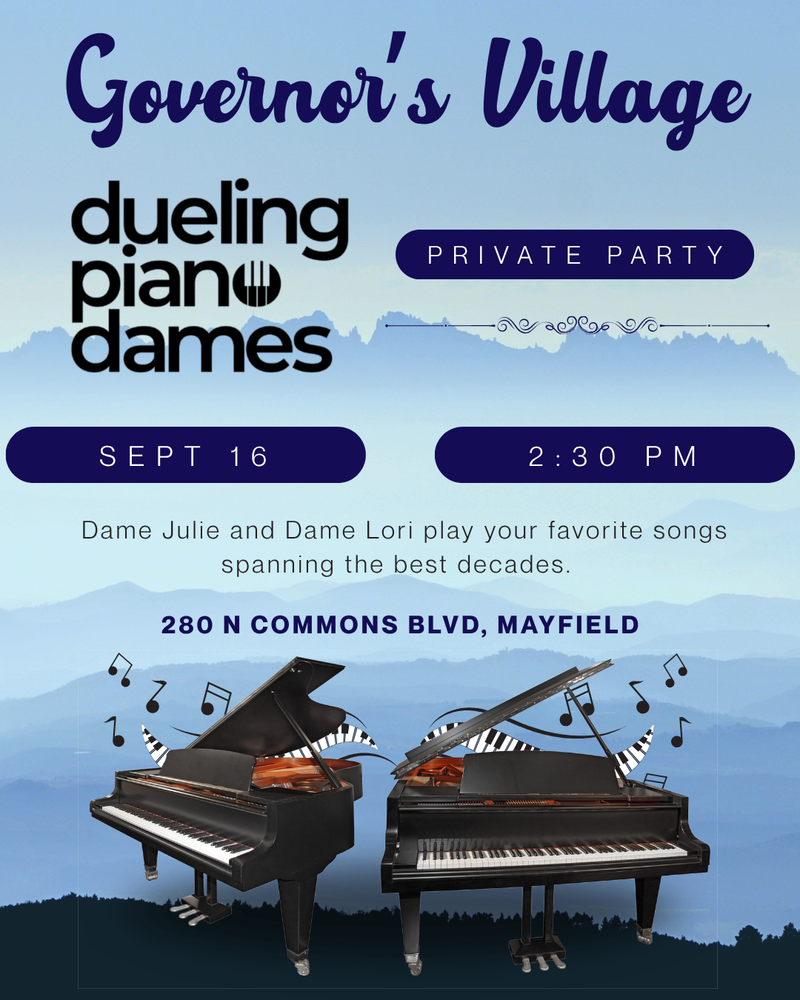 Dueling Piano Dames Duo Plays Governor's Village