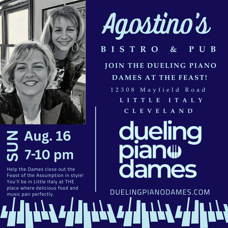 Dueling Piano Dames Duo plays Agostino's