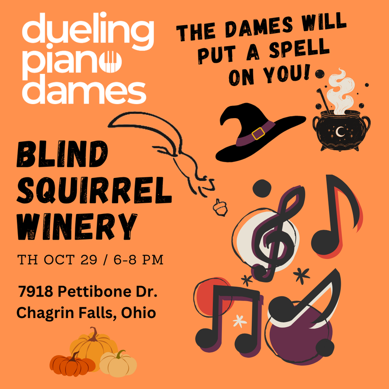 Dueling Piano Dames Duo plays The Blind Squirrel Winery