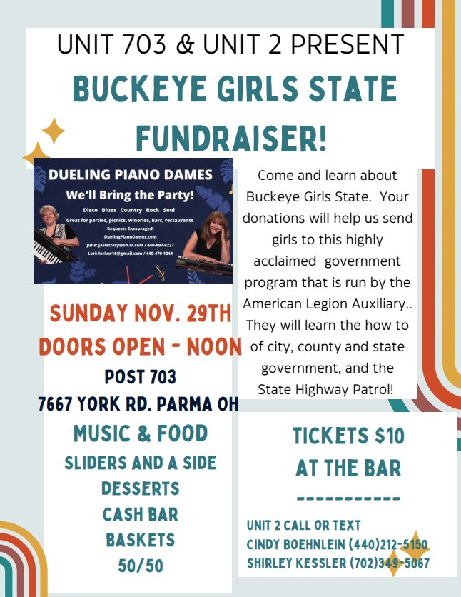 Dueling Piano Dames play Buckeye Girls Fundraiser