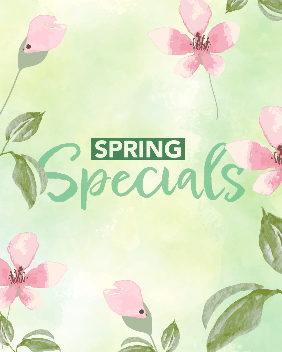 Sonderaktion Spring Specials bis zum 13.05.2025