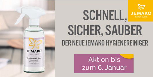 "JEMAKO" Schnell, sicher, sauber – die neue JEMAKO Aktion bis 06. Januar 2026!