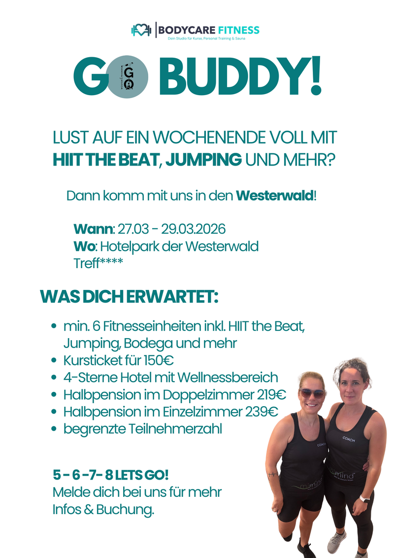 Fitnesswochenende "Go Buddy"