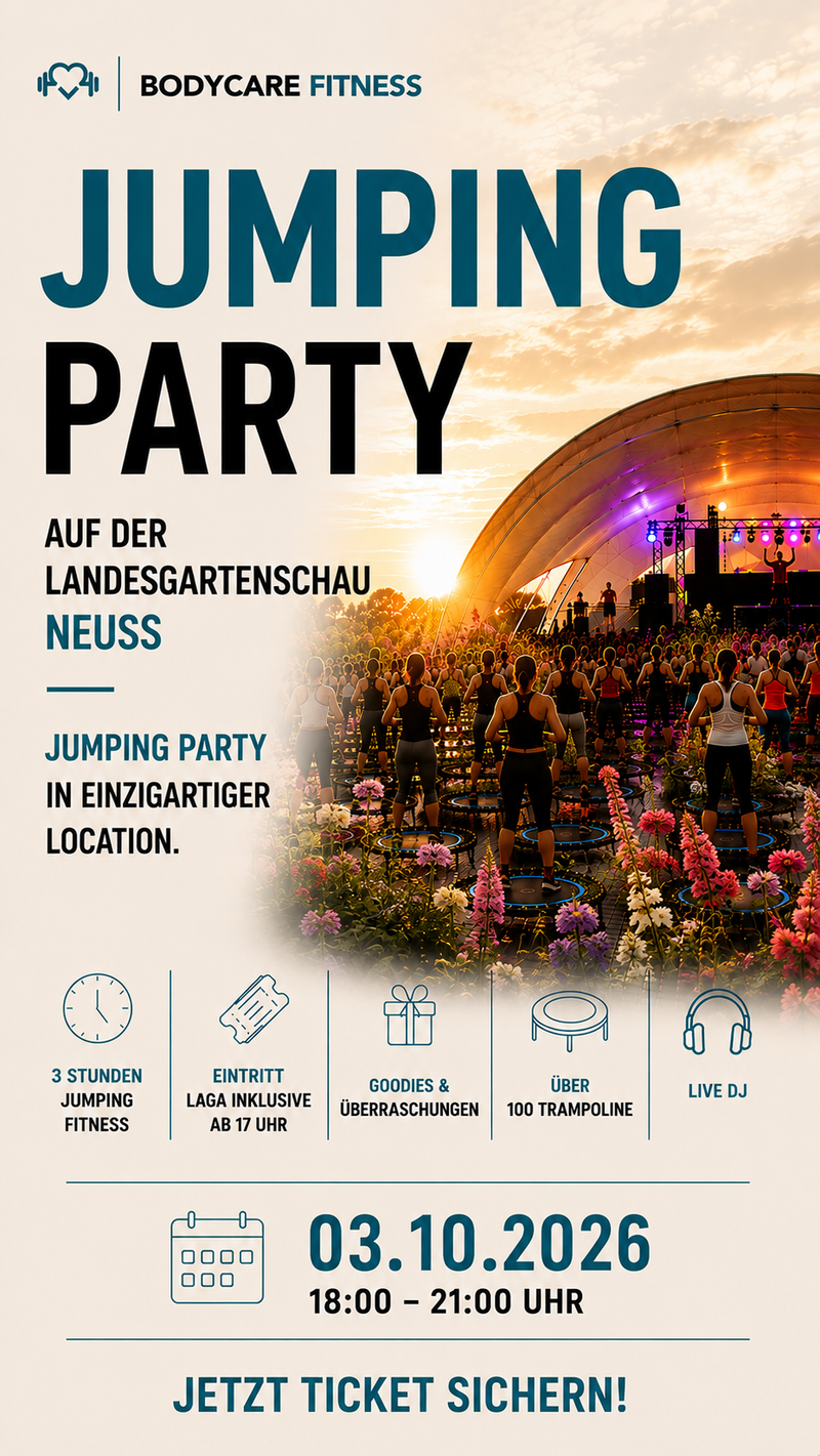 Jumping Party auf der Landesgartenschau Neuss