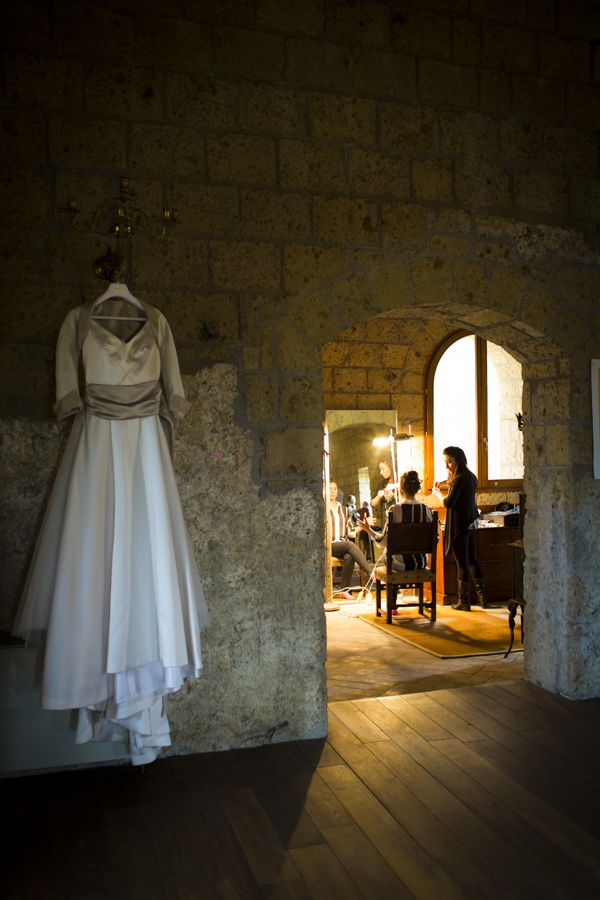 getting ready, rome wedding