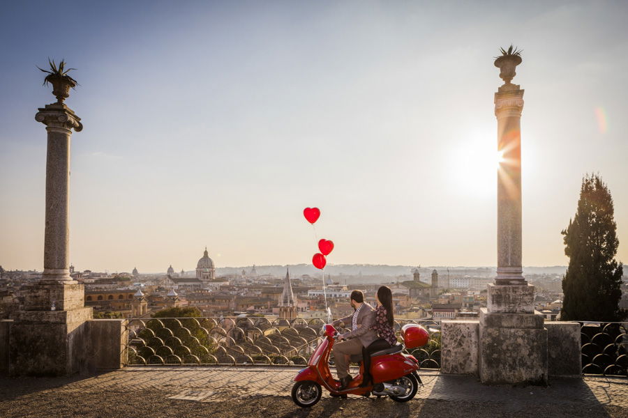 vespa photo session rome