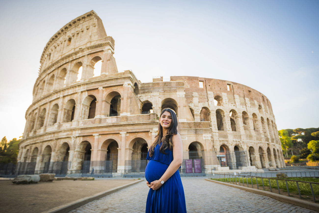 pregnant photography rome