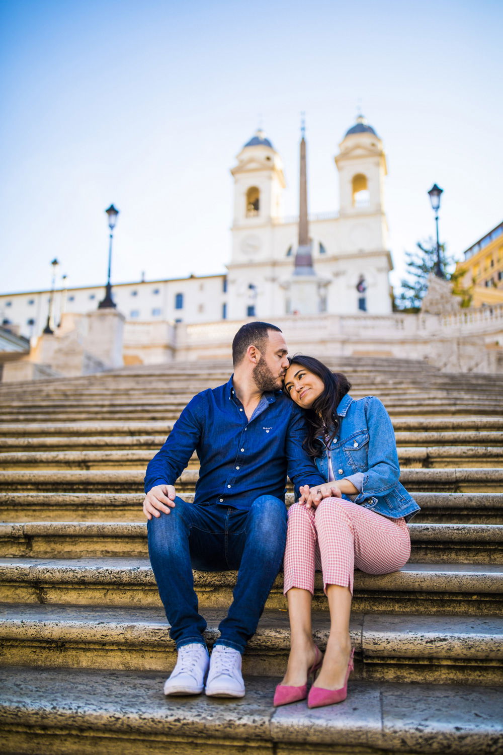 romantic photo spanish steps