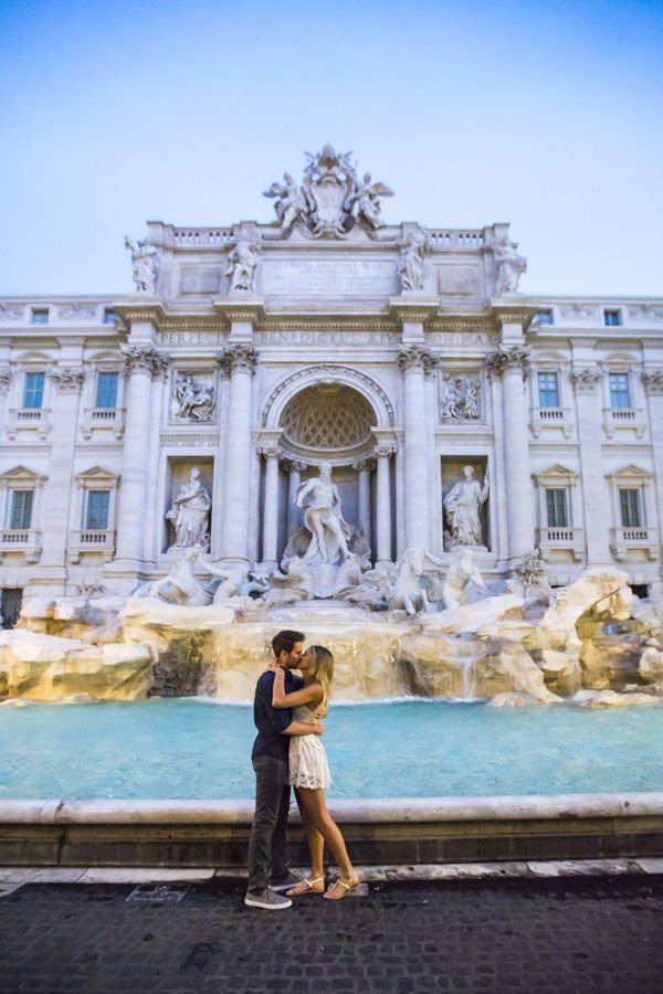 Trevi Fountain surprise proposal