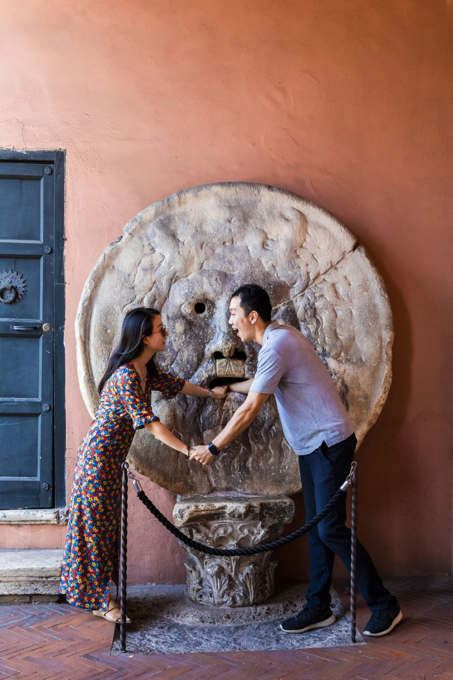 mouth trouth surprise proposal rome