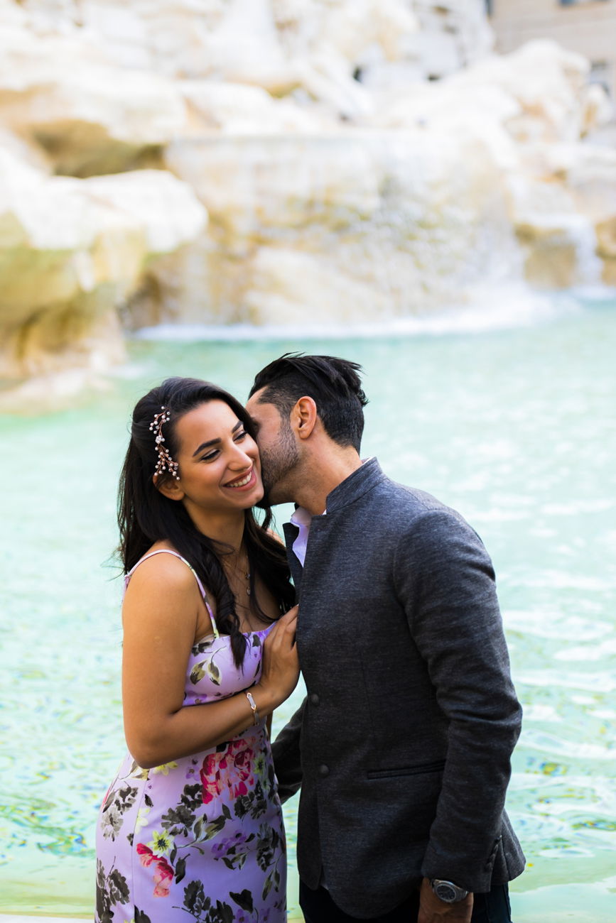 sessione fotografica a fontana di trevi