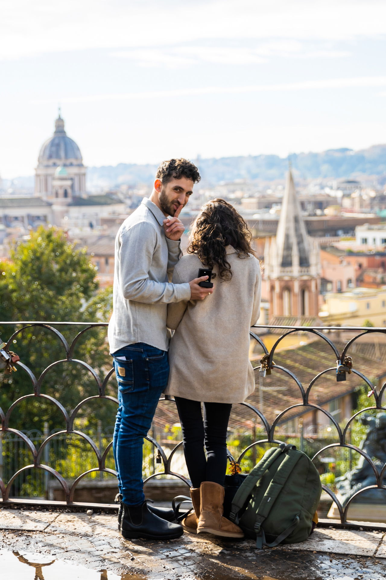 rome engagement photographer