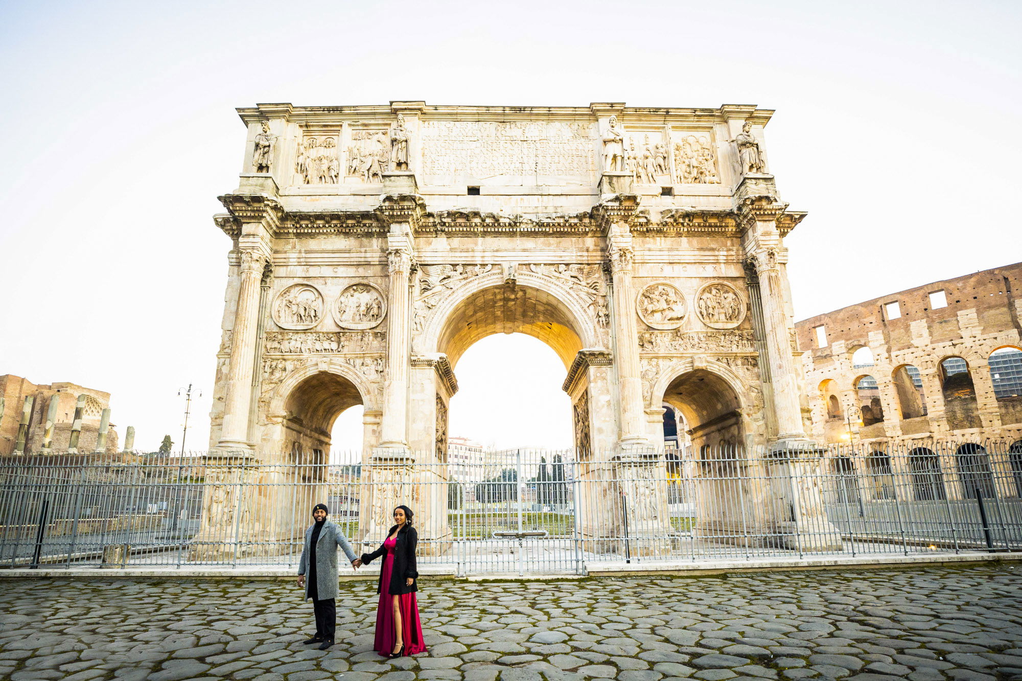 Sunrise at the Colosseum