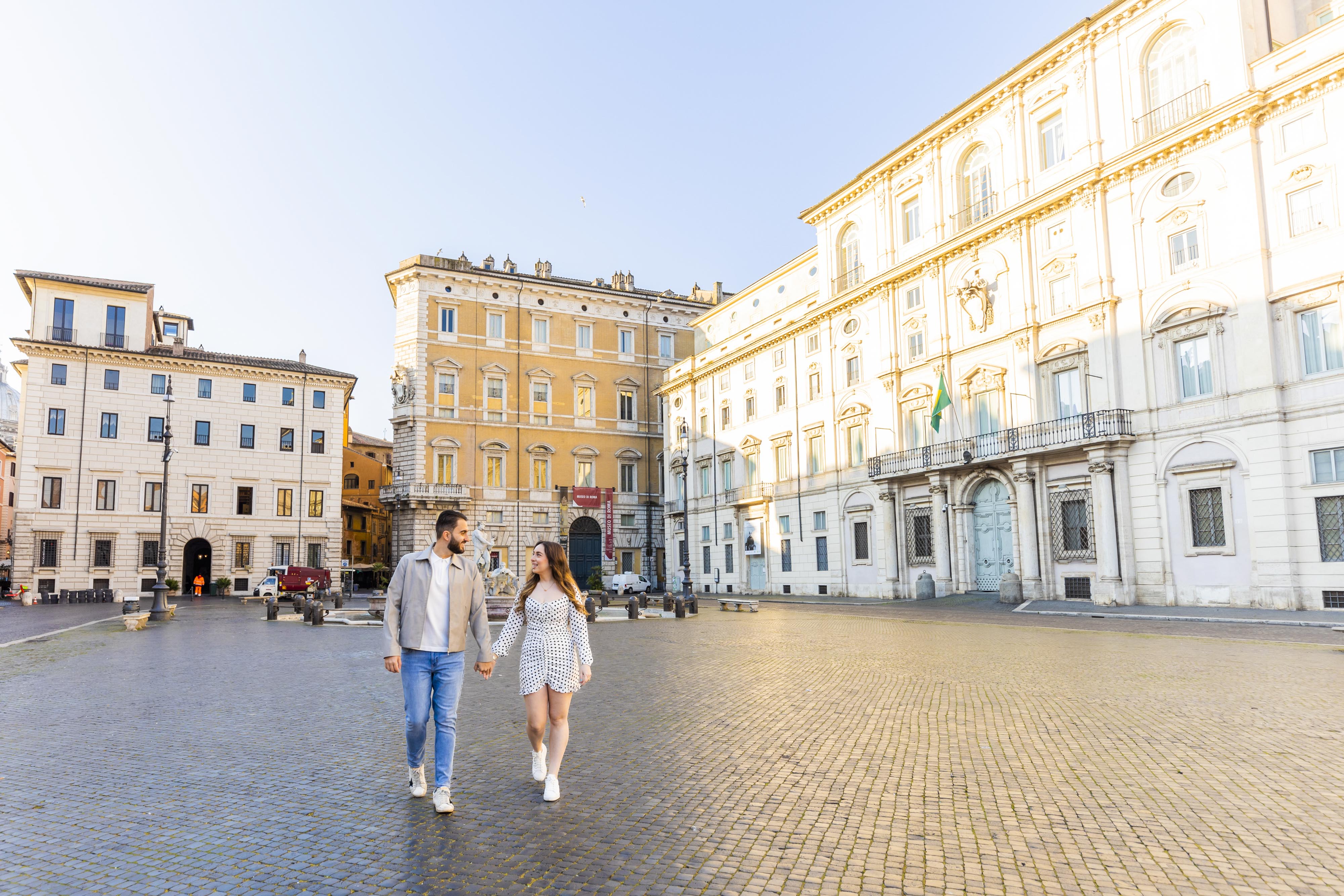 Piazza Navona photo shoot