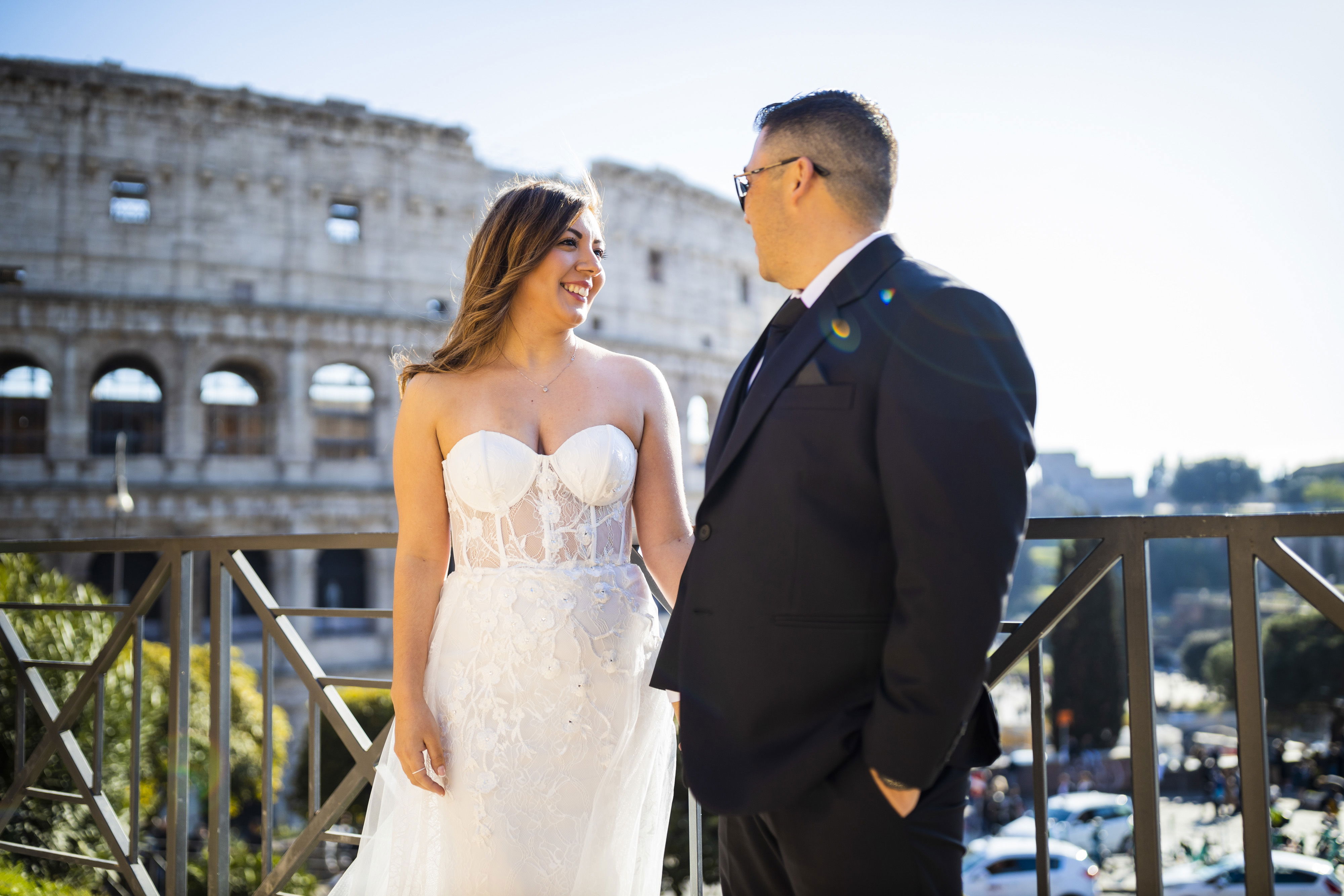 colosseum wedding session